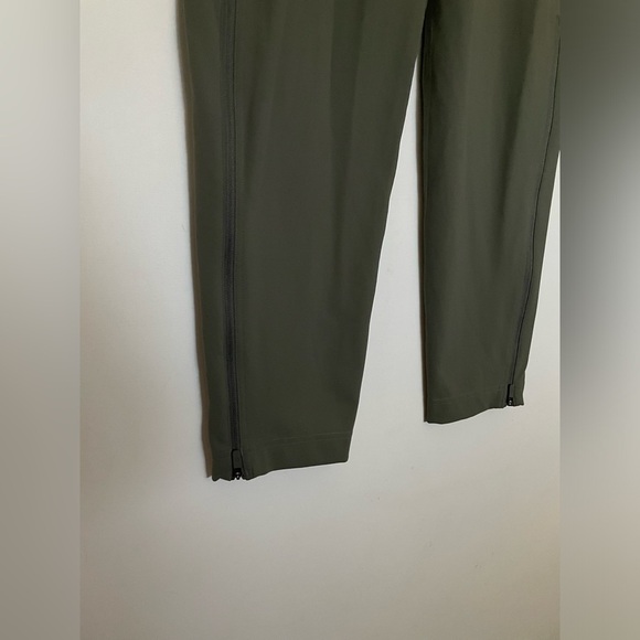 Lululemon Everlux High-Rise Zip-Leg Track Pant Full Length Grey Sage W5FAYS 10 - Picture 8 of 10
